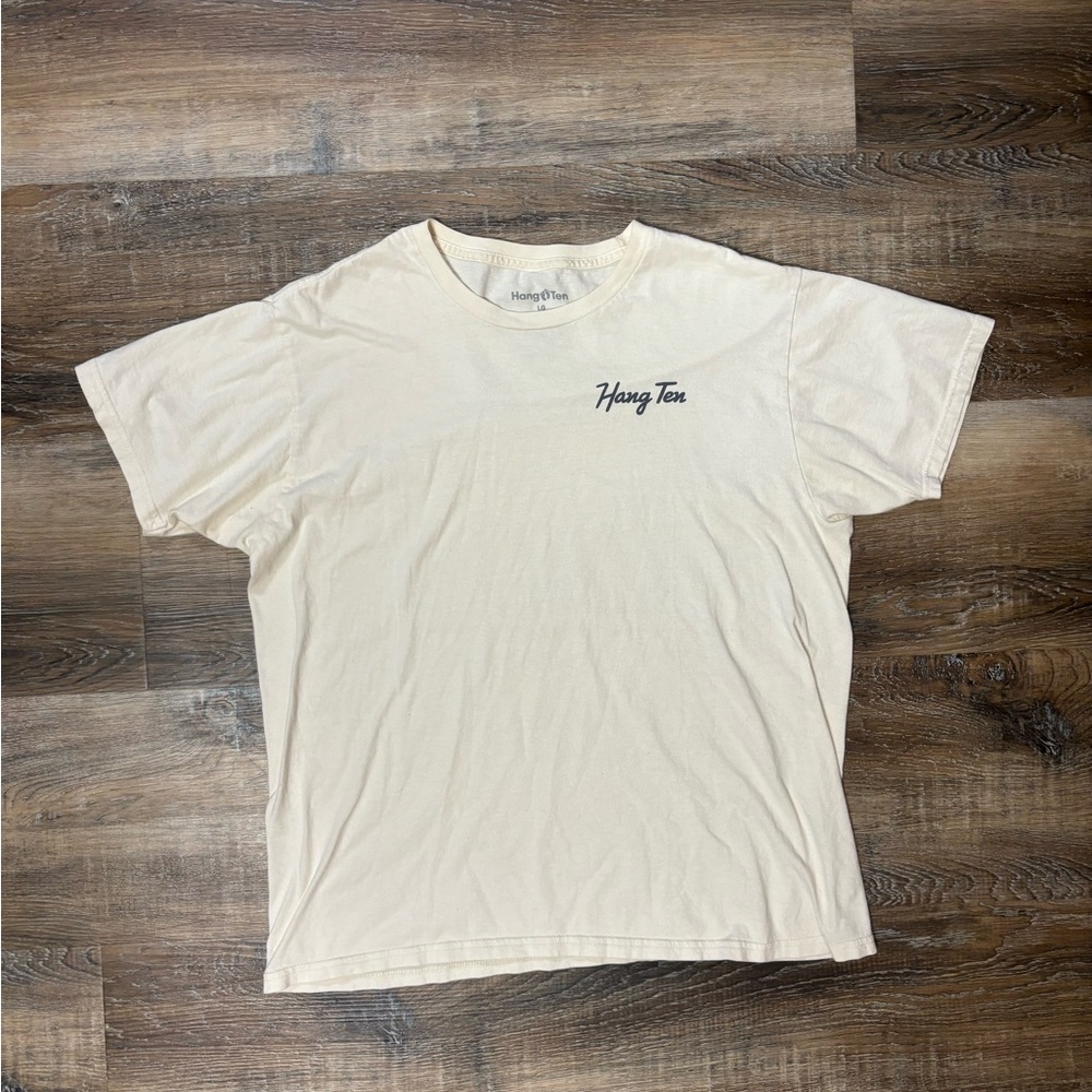 Hang Ten Men's Cream T-Shirt